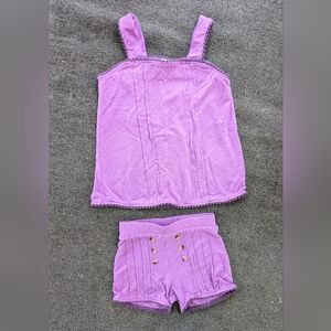 Kate Quinn Girl Purple 2-piece Outfit Size 2T